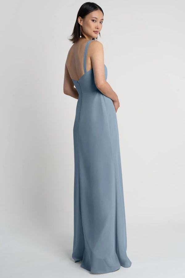 Jenna Bluebell Blue bridesmaid dress by Jenny Yoo — back Jenna Bluebell Blue bridesmaid dress by Jenny Yoo — back