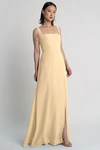 Jenna Buttercup Yellow bridesmaid dress by Jenny Yoo — front