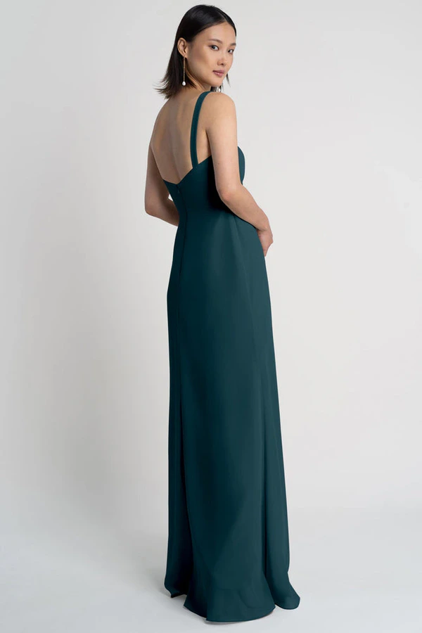 Jenna Caspian Sea Blue bridesmaid dress by Jenny Yoo — back Jenna Caspian Sea Blue bridesmaid dress by Jenny Yoo — back