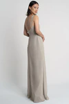 Jenna Earl Grey Grey bridesmaid dress by Jenny Yoo — back
