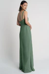 Jenna Eucalyptus Green bridesmaid dress by Jenny Yoo — back