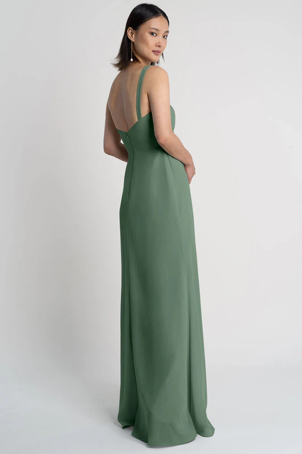 Jenna Eucalyptus Green bridesmaid dress by Jenny Yoo — back Jenna Eucalyptus Green bridesmaid dress by Jenny Yoo — back