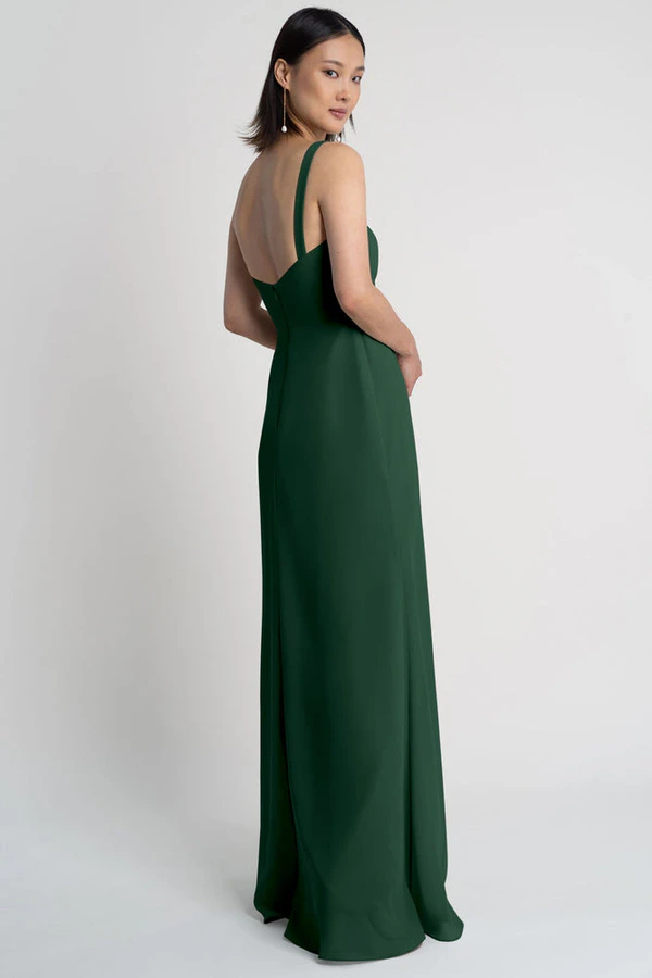 Jenna Forrest Green bridesmaid dress by Jenny Yoo — back Jenna Forrest Green bridesmaid dress by Jenny Yoo — back