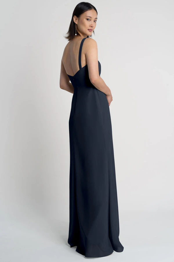 Jenna Navy Navy bridesmaid dress by Jenny Yoo — back Jenna Navy Navy bridesmaid dress by Jenny Yoo — back
