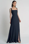 Jenna Navy Navy bridesmaid dress by Jenny Yoo — front