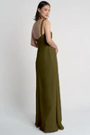 Jenna Olive Green bridesmaid dress by Jenny Yoo — back