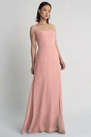 Jenna Rosewater Pink bridesmaid dress by Jenny Yoo — front