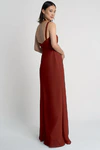 Jenna Rust Brown bridesmaid dress by Jenny Yoo — back