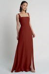 Jenna Rust Orange bridesmaid dress by Jenny Yoo — front
