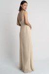 Jenna Sand Dune Neutral bridesmaid dress by Jenny Yoo — back