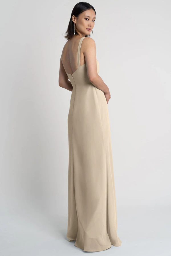 Jenna Sand Dune Neutral bridesmaid dress by Jenny Yoo — back Jenna Sand Dune Neutral bridesmaid dress by Jenny Yoo — back