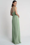 Jenna Sea Glass Green bridesmaid dress by Jenny Yoo — back