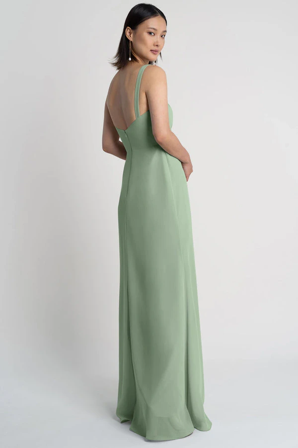 Jenna Sea Glass Green bridesmaid dress by Jenny Yoo — back Jenna Sea Glass Green bridesmaid dress by Jenny Yoo — back