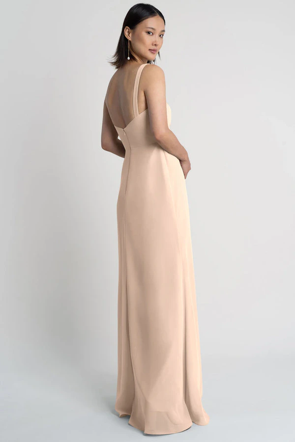 Jenna Soft Blush Blush bridesmaid dress by Jenny Yoo — back Jenna Soft Blush Blush bridesmaid dress by Jenny Yoo — back