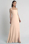 Jenna Soft Blush Blush bridesmaid dress by Jenny Yoo — front