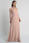 Jenna Whipped Apricot Orange bridesmaid dress by Jenny Yoo — front