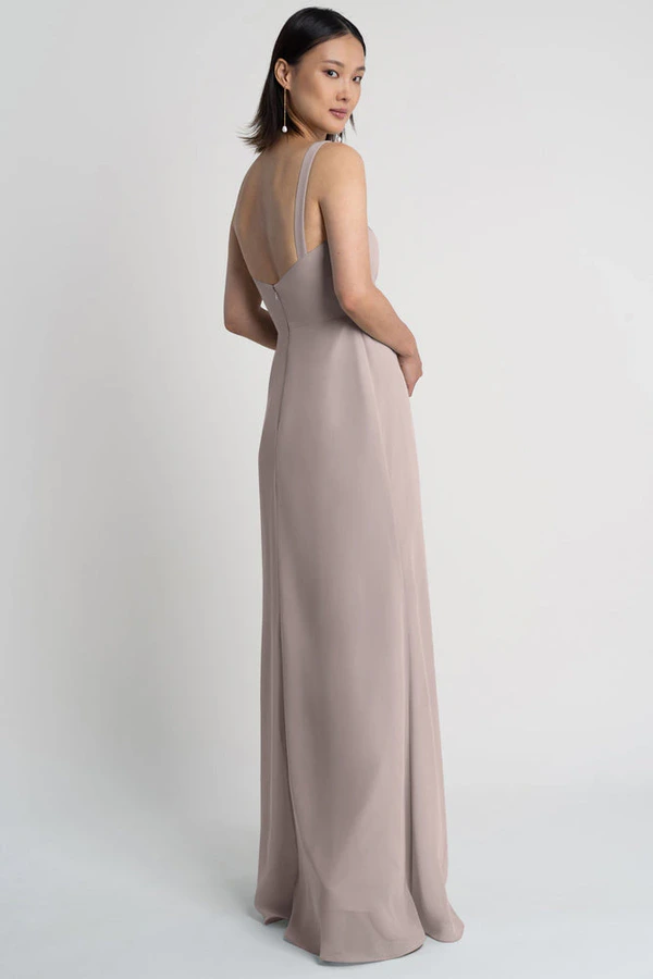 Jenna Woodrose Pink bridesmaid dress by Jenny Yoo — back Jenna Woodrose Pink bridesmaid dress by Jenny Yoo — back