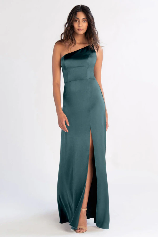 Jensen Agave Green bridesmaid dress by Jenny Yoo — front Jensen Agave Green bridesmaid dress by Jenny Yoo — front