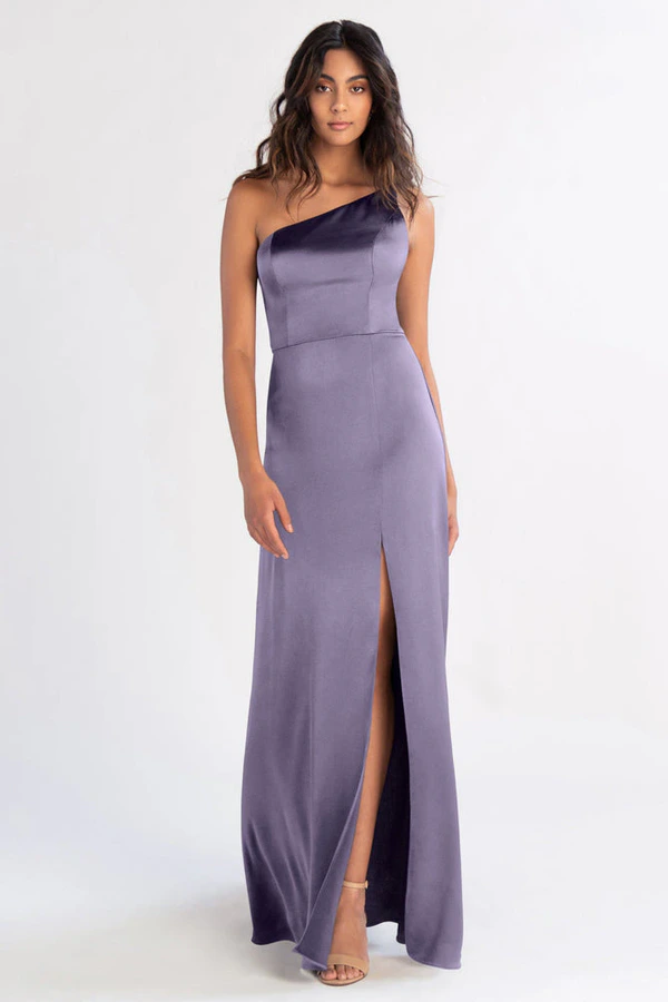 Jensen Amethyst Purple bridesmaid dress by Jenny Yoo — front Jensen Amethyst Purple bridesmaid dress by Jenny Yoo — front