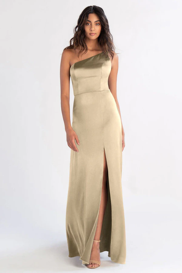 Jensen Buttercup Yellow bridesmaid dress by Jenny Yoo — front Jensen Buttercup Yellow bridesmaid dress by Jenny Yoo — front