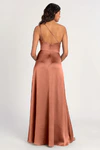Jensen Canyon Sunset Orange bridesmaid dress by Jenny Yoo — back