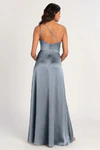 Jensen Chambray Blue bridesmaid dress by Jenny Yoo — back