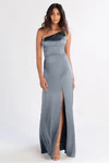 Jensen Chambray Blue bridesmaid dress by Jenny Yoo — front