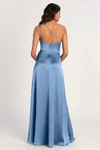 Jensen Cornflower Blue bridesmaid dress by Jenny Yoo — back