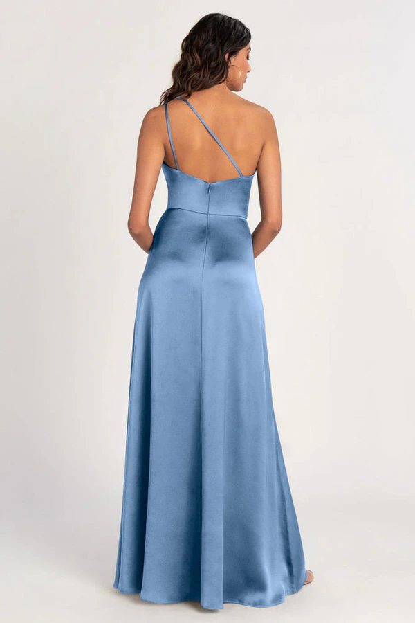 Jensen Cornflower Blue bridesmaid dress by Jenny Yoo — back Jensen Cornflower Blue bridesmaid dress by Jenny Yoo — back