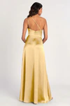 Jensen Daffodil Yellow bridesmaid dress by Jenny Yoo — back