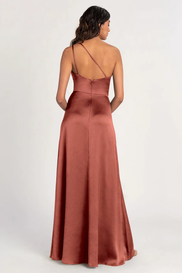 Jensen English Rose Pink bridesmaid dress by Jenny Yoo — back Jensen English Rose Pink bridesmaid dress by Jenny Yoo — back