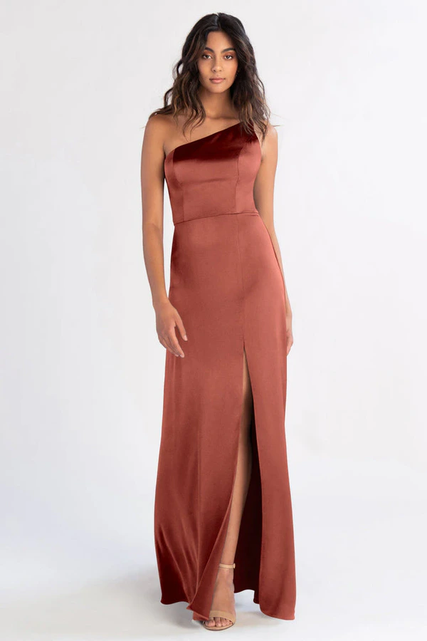 Jensen English Rose Pink bridesmaid dress by Jenny Yoo — front Jensen English Rose Pink bridesmaid dress by Jenny Yoo — front