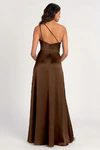 Jensen Espresso Brown bridesmaid dress by Jenny Yoo — back