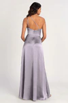 Jensen Lilac Mist Purple bridesmaid dress by Jenny Yoo — back