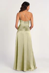 Jensen Matcha Green bridesmaid dress by Jenny Yoo — back