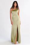 Jensen Matcha Green bridesmaid dress by Jenny Yoo — front