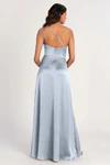 Jensen Whisper Blue Blue bridesmaid dress by Jenny Yoo — back