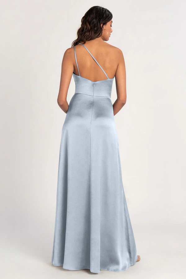 Jensen Whisper Blue Blue bridesmaid dress by Jenny Yoo — back Jensen Whisper Blue Blue bridesmaid dress by Jenny Yoo — back