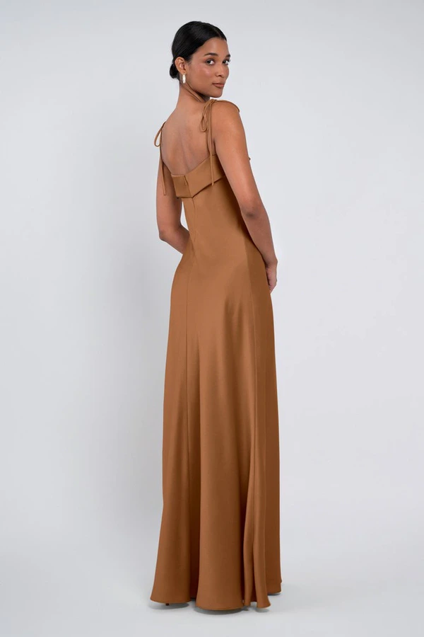 Landry bridesmaid dress by Jenny Yoo in Bronze - Gold - Back Landry bridesmaid dress by Jenny Yoo in Bronze - Gold - Back