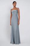Landry bridesmaid dress by Jenny Yoo in Chambray - Blue - Front