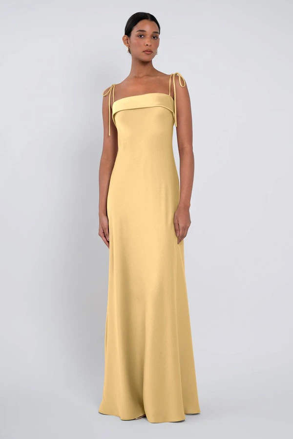 Landry bridesmaid dress by Jenny Yoo in Daffodil - Yellow - Front Landry bridesmaid dress by Jenny Yoo in Daffodil - Yellow - Front