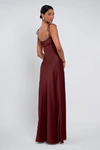Landry bridesmaid dress by Jenny Yoo in Dark Berry - Burgundy - Back