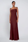 Landry bridesmaid dress by Jenny Yoo in Dark Berry - Burgundy - Front