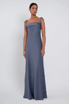 Landry bridesmaid dress by Jenny Yoo in Dusk - Grey - Front