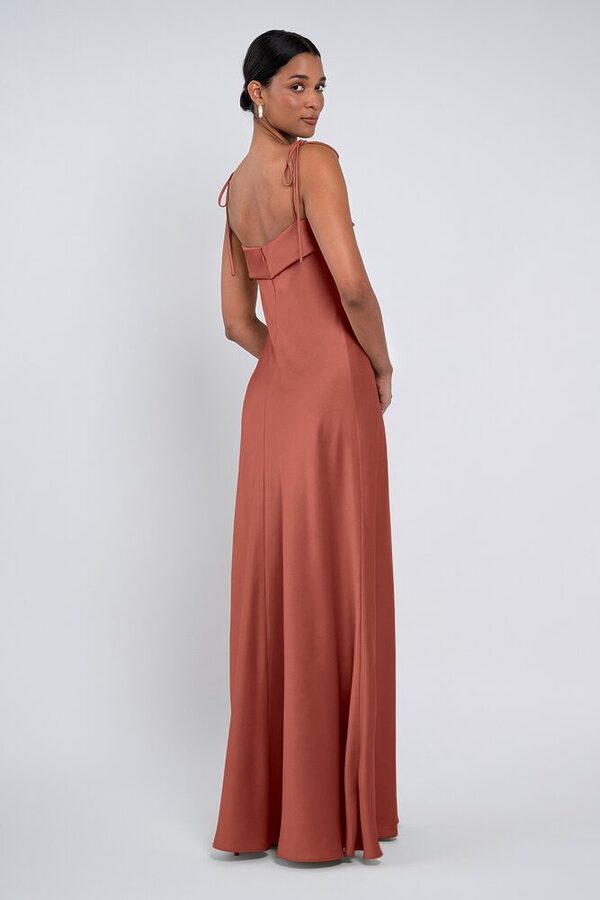 Landry bridesmaid dress by Jenny Yoo in English Rose - Pink - Back Landry bridesmaid dress by Jenny Yoo in English Rose - Pink - Back