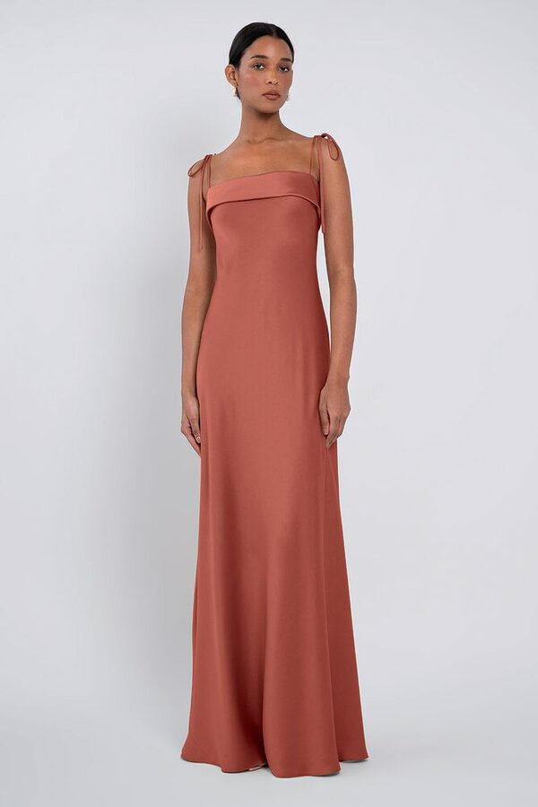 Landry bridesmaid dress by Jenny Yoo in English Rose - Pink - Front Landry bridesmaid dress by Jenny Yoo in English Rose - Pink - Front
