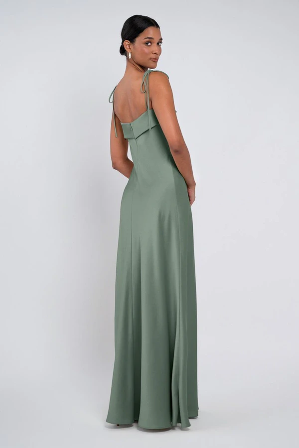 Landry Eucalyptus Green Bridesmaid Dress by Jenny Yoo - back Landry Eucalyptus Green Bridesmaid Dress by Jenny Yoo - back