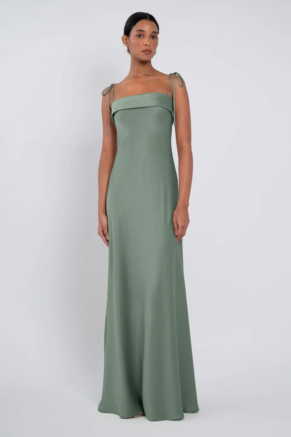 Landry Eucalyptus Green Bridesmaid Dress by Jenny Yoo - front Landry Eucalyptus Green Bridesmaid Dress by Jenny Yoo - front