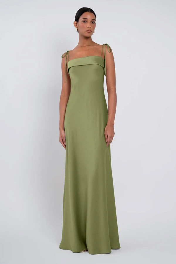 Landry Fern Green Bridesmaid Dress by Jenny Yoo - front Landry Fern Green Bridesmaid Dress by Jenny Yoo - front