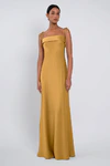 Landry bridesmaid dress by Jenny Yoo in Marigold - Gold - Front
